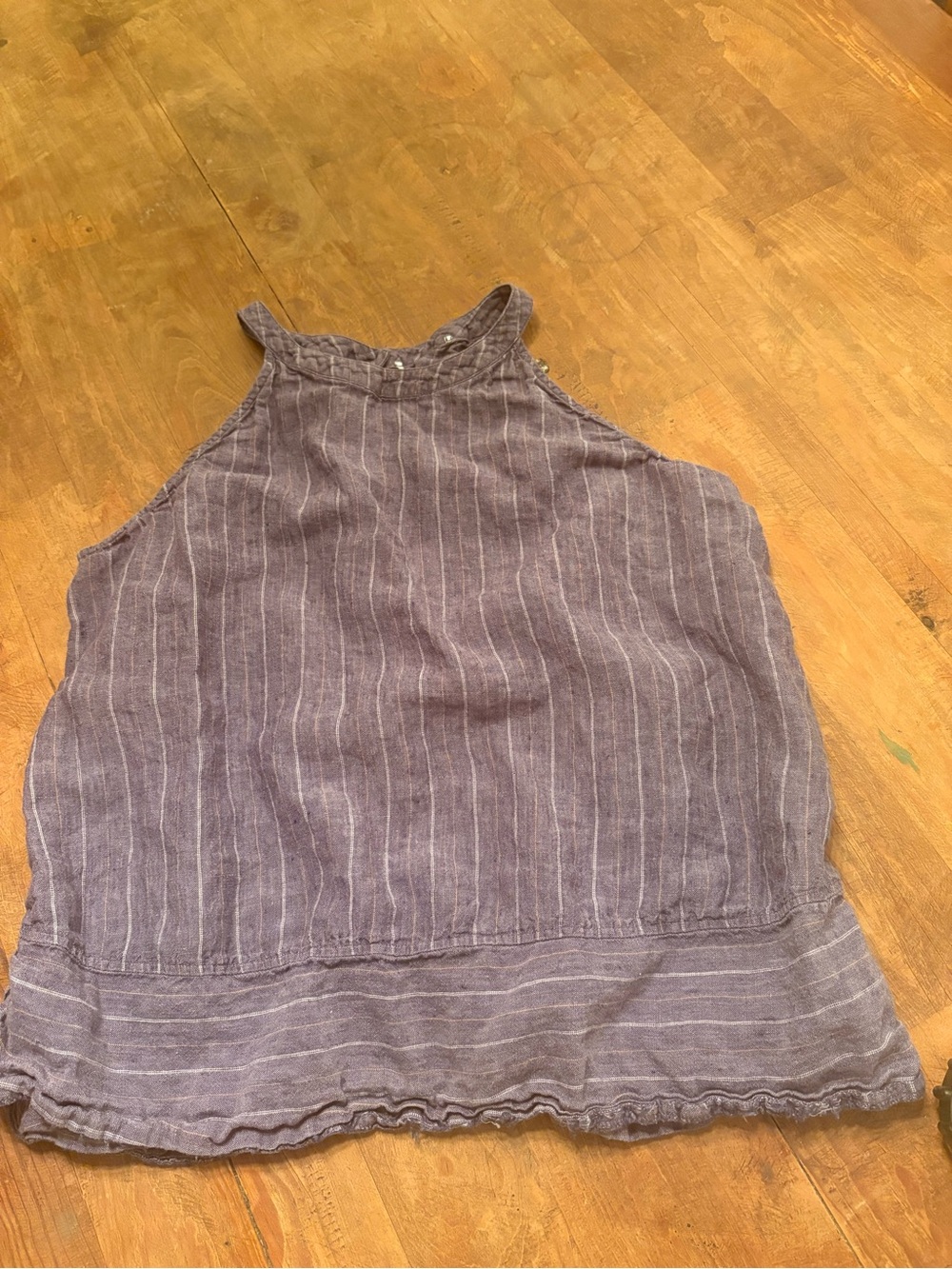 100% Linen Halter Top -